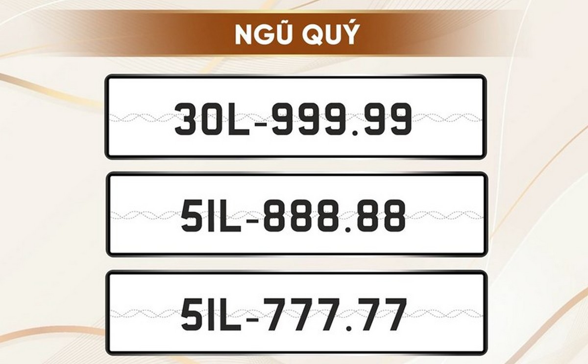 Biển tứ quý, ngũ linh