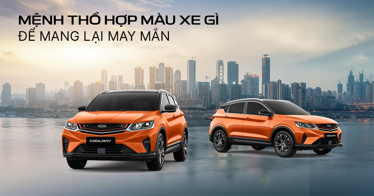 mệnh thổ hợp màu xe gì