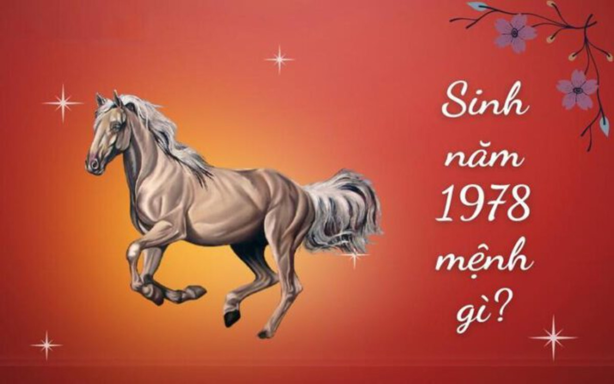 Tuổi 1978 thuộc bản mệnh Thiên Thượng Hỏa - Lửa trên trời