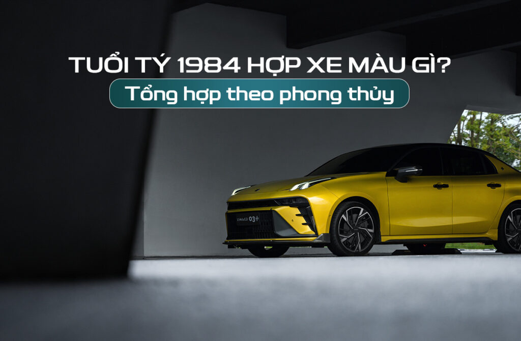 Nam và nữ tuổi Tý 1984 hợp xe màu gì theo phong thủy?