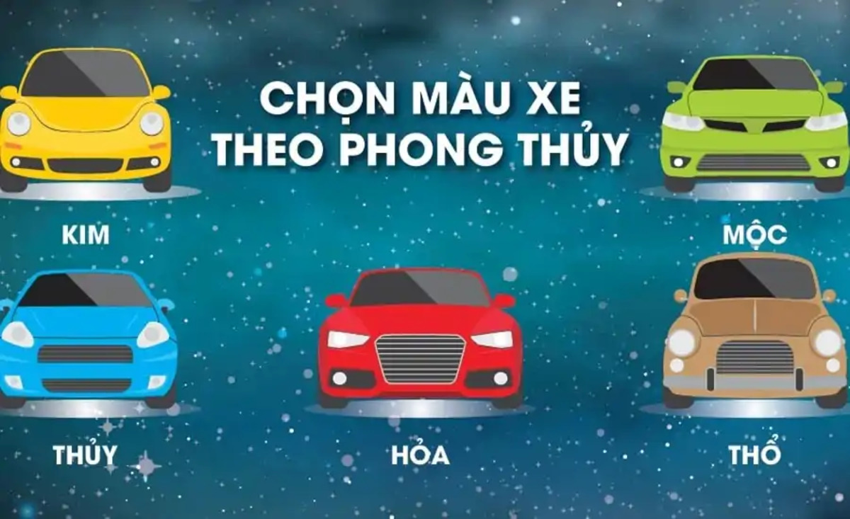 Chọn màu xe hợp tuổi, hợp mệnh mang ý nghĩa tâm linh, tạo cảm giác tự tin, thoải mái khi lái xe