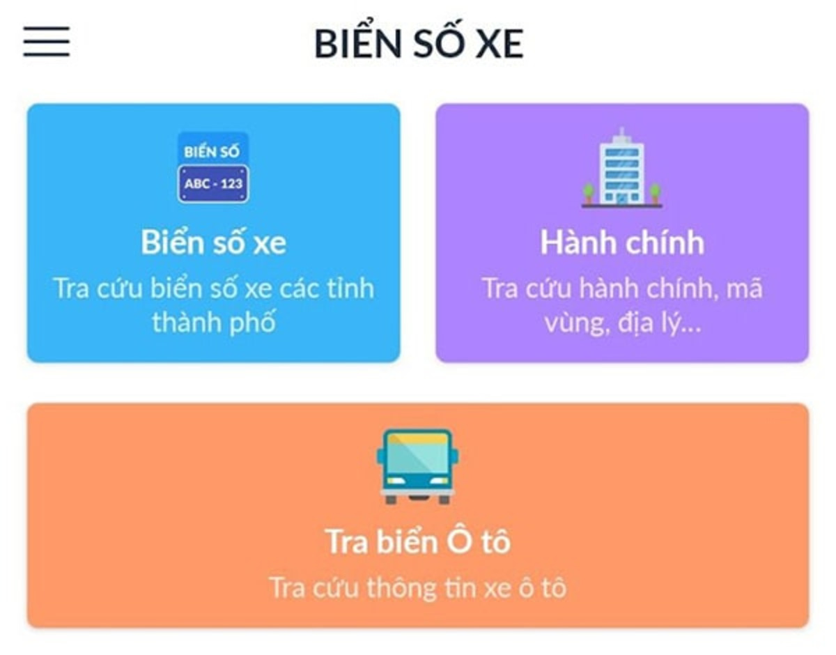 Cách tra cứu biển số ô tô để xác minh thông tin đăng ký chính xác 4 Tra cứu biển số xe ô tô thông qua app trên điện thoại thông minh