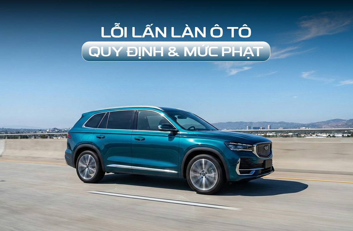 lỗi lấn làn ô tô