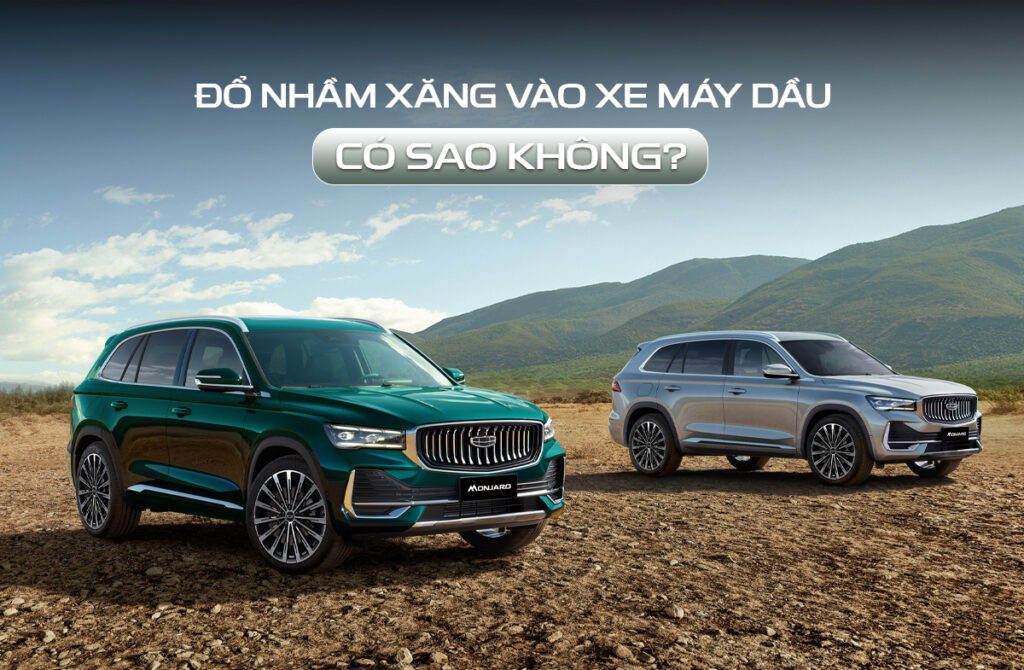 đổ nhầm xăng vào máy dầu