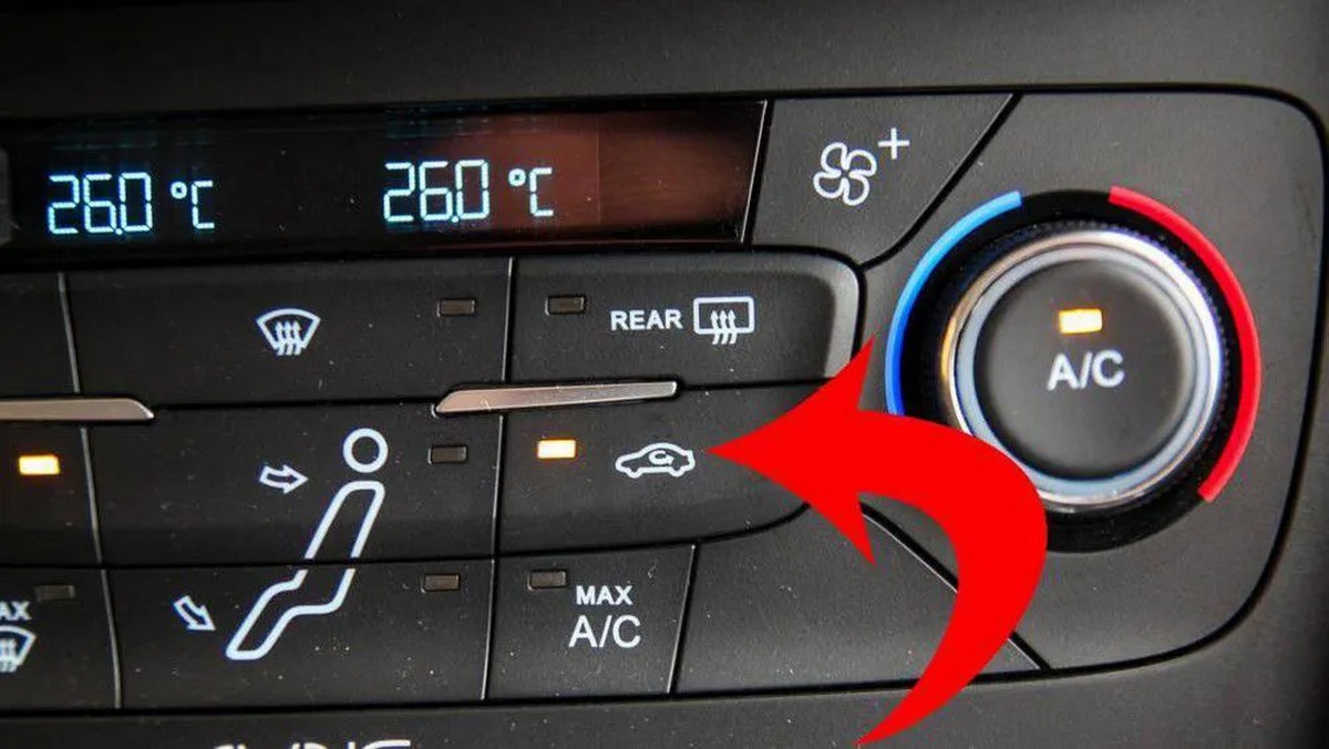 Chế độ lấy gió trong xe ô tô là tính năng tái sử dụng không khí đã có sẵn bên trong cabin